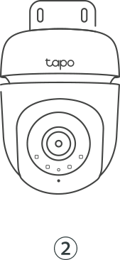 TP-Link Tapo C510W 2K Outdoor Pan/Tilt Security Wi-Fi Camera